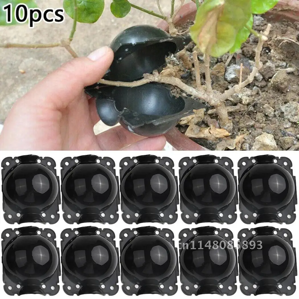 10 Pcs Plant Rooting Equipment High Pressure Propagation Ball Growing Box Breeding Case For Garden Graft Box Sapling