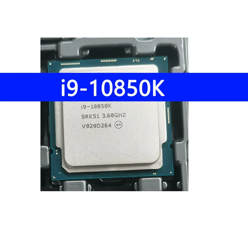 i9-10850K CPU Processor 14nm 10-Cores 20 Threads 3.6GHz 20MB 95W New 10thGeneration Socket LGA1200 for Z490 motherboard