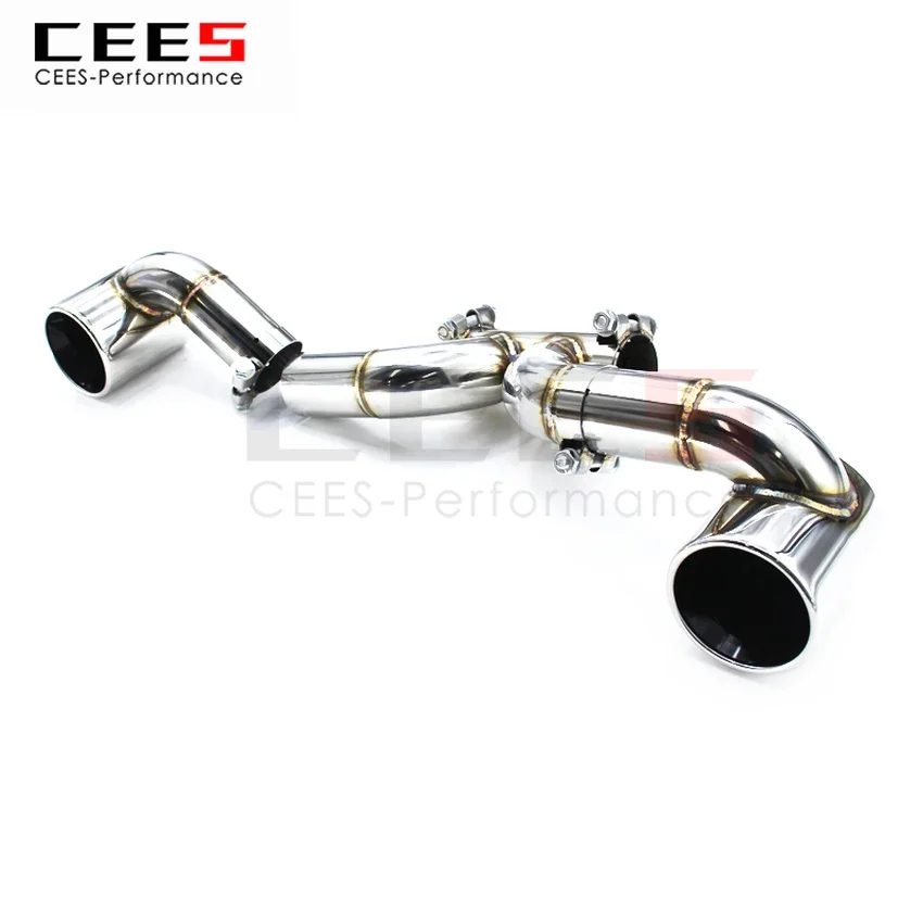 CEES Exhaust System For Porsche 718 Upgrade GT3 GT4 Tail Throat Kit Exhaust Stainless Steel Terminale Scarico Auto Car Parts