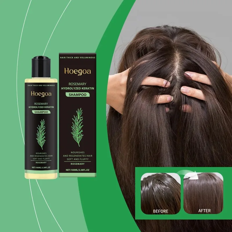 

Natural Rosemary Hair Shampoo Reduce Hair Loss Clean Dandruff Nourish Moisturize Scalp Improve Hair Quality Hair Care Product