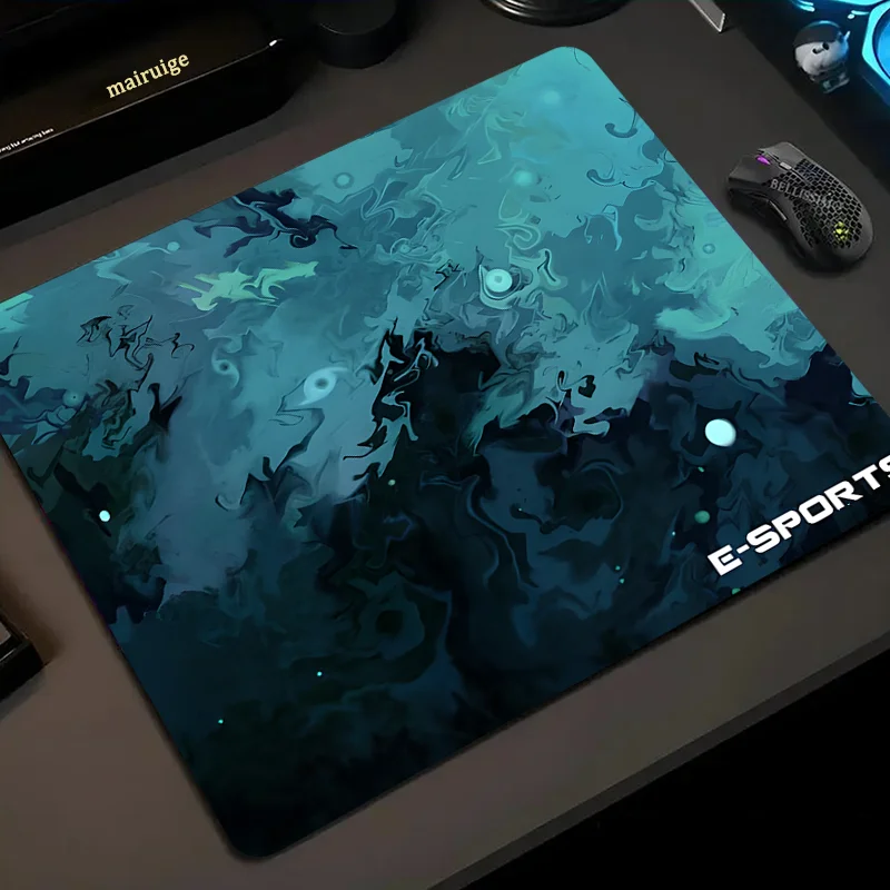 

Large Mouse Pad Games play esports Waterproof Mat Mousepad Aesthetic 40x45 Desk Rug Pc Gaming Accessories Office Carpet Table