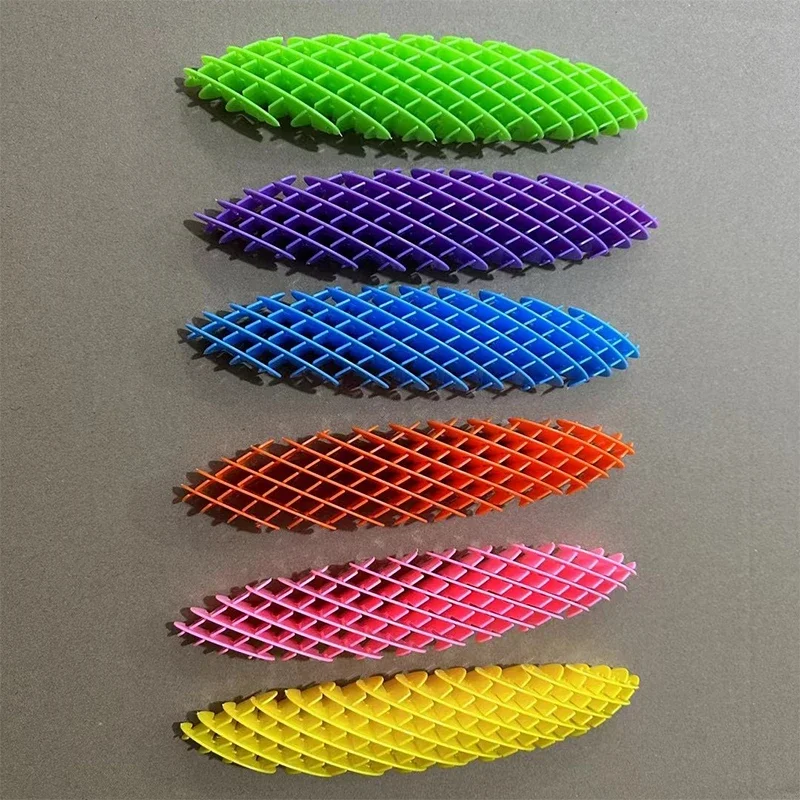 DIY Unique Stretchable Elastic Mesh New Puzzle Release and Decompression Deformation Worm Popit Elastic Mesh Toy