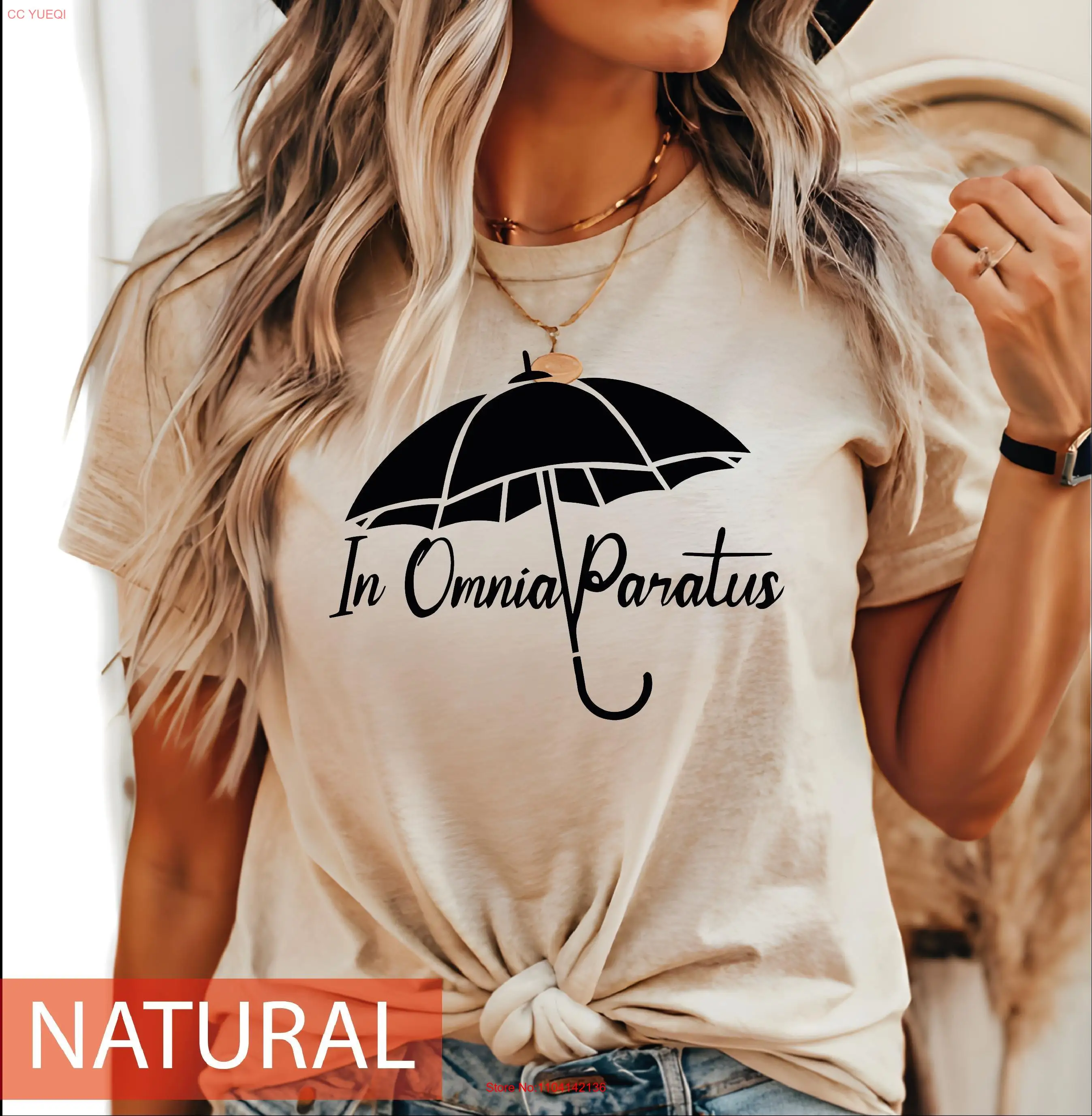 Футболка In Omnia Paratus Stars Hollow Founded 1779, осенний фестиваль P 422, длинные или короткие рукава