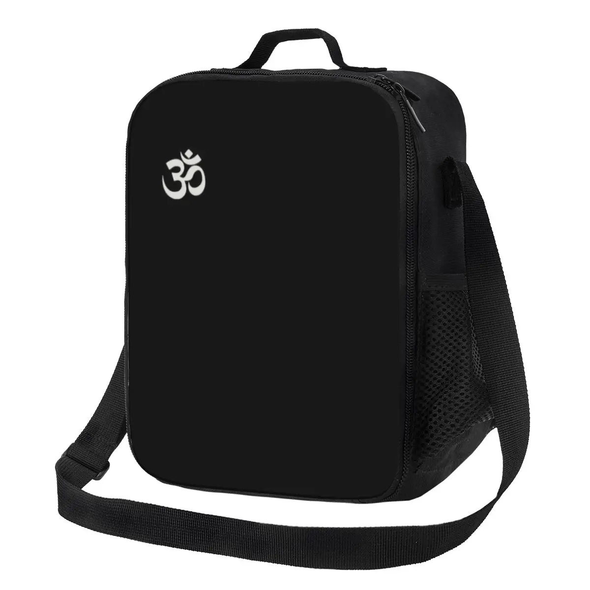 Om Symbol Insulated Lunch Bags for Work School Yoga Spiritual Meditation Buddhism Aum Resuable Thermal Cooler Lunch Box Children