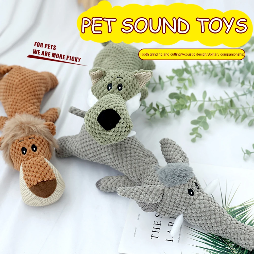 Unbreakable Plush Toys For Dog Durable Wear-resistant Sounding Toy For Small Medium Large Dogs