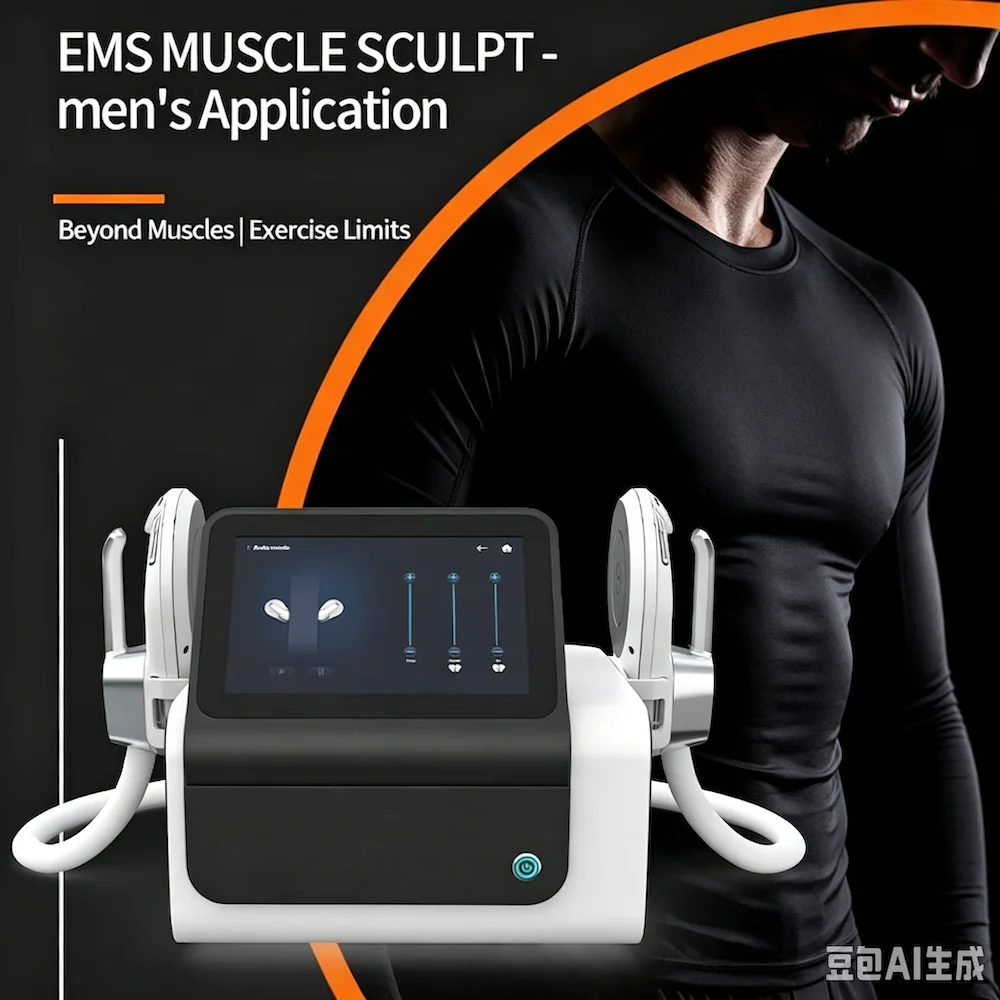 Faradic Muscle Stimulation Fat Burning Device Ems Electric Muscle Stimulator Sculpt Body Slimming Beauty Machine With 2 Handles