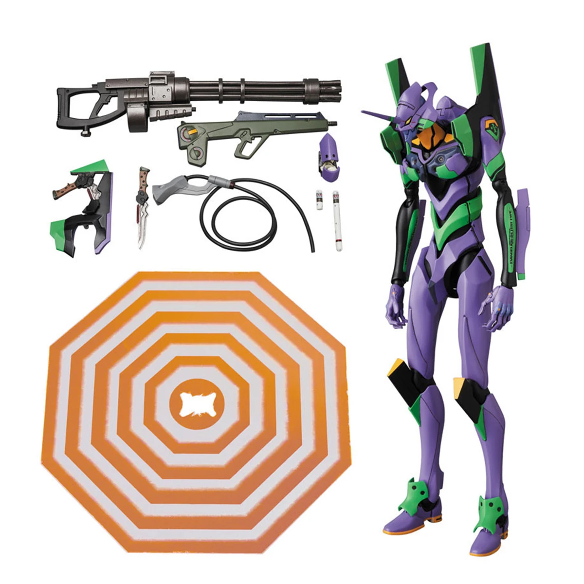 Anime Eva Figur EVANGELION-01 Produktion Modell Montage Zubehör Modell Spielzeug Geschenk Sammlung 16cm Action figur lila Körper