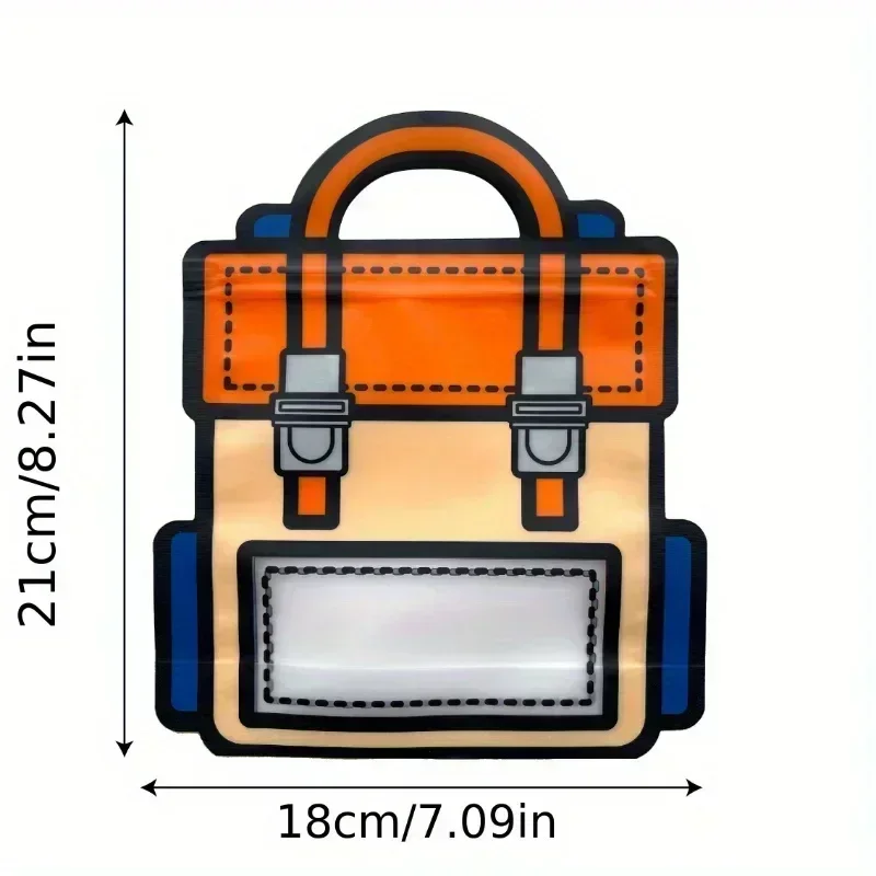 Plastik-Geschenktüten Cartoon-Rucksack Goodie-Bag für Schulanfang Geburtstagsparty Geschenktüte mit Griff Süßigkeitentüten für Snacks – Detail 8