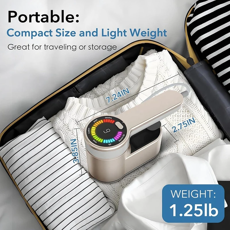 Mini-Reisebügeleisen mit Dampffunktion, 6 intelligenten Bügelmodi, tragbarer Kleiderdampfer, tragbares kleines Bügeleisen, EU-Stecker
