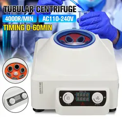 900-1SElectric Laboratory Centrifuge Medical Practice Machine Supplies Prp Isolate Serum 4000rpm 6pcs 15ml Centrifuge Tube