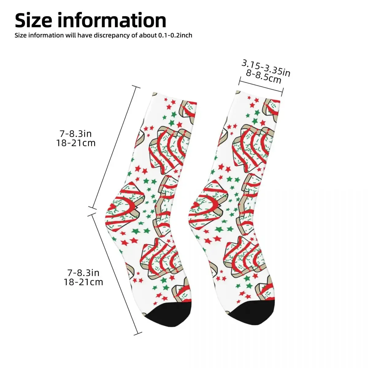 Chaussettes de Noël Harajuku pour hommes et femmes, bas super doux, chaussettes longues toutes saisons, cadeau d'anniversaire, accessoires