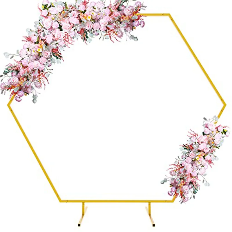 

Wedding Arch Background Stand Balloon Garland Metal Arch Frame Outdoor Party Birthday Graduation Garden Decoration