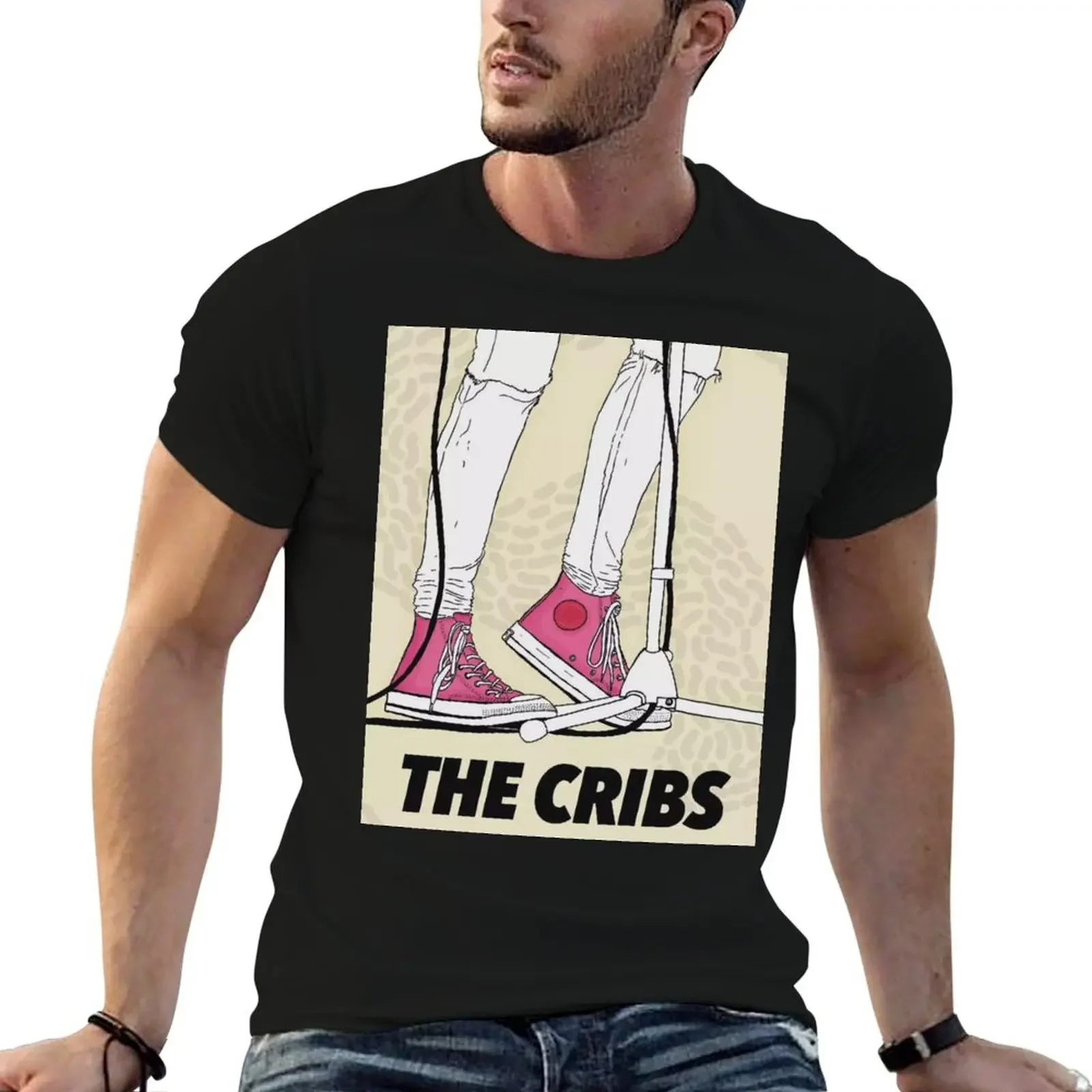 The Cribs T-Shirt cotton man t-shirts sports fans Louboutins mens graphic t-shirts anime