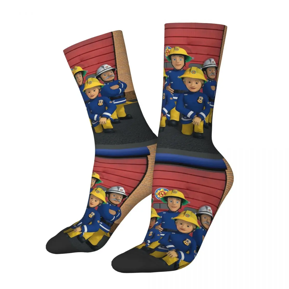 Dekokissen Fireman Sam Hero Socks Male Mens Women Summer Stockings Harajuku