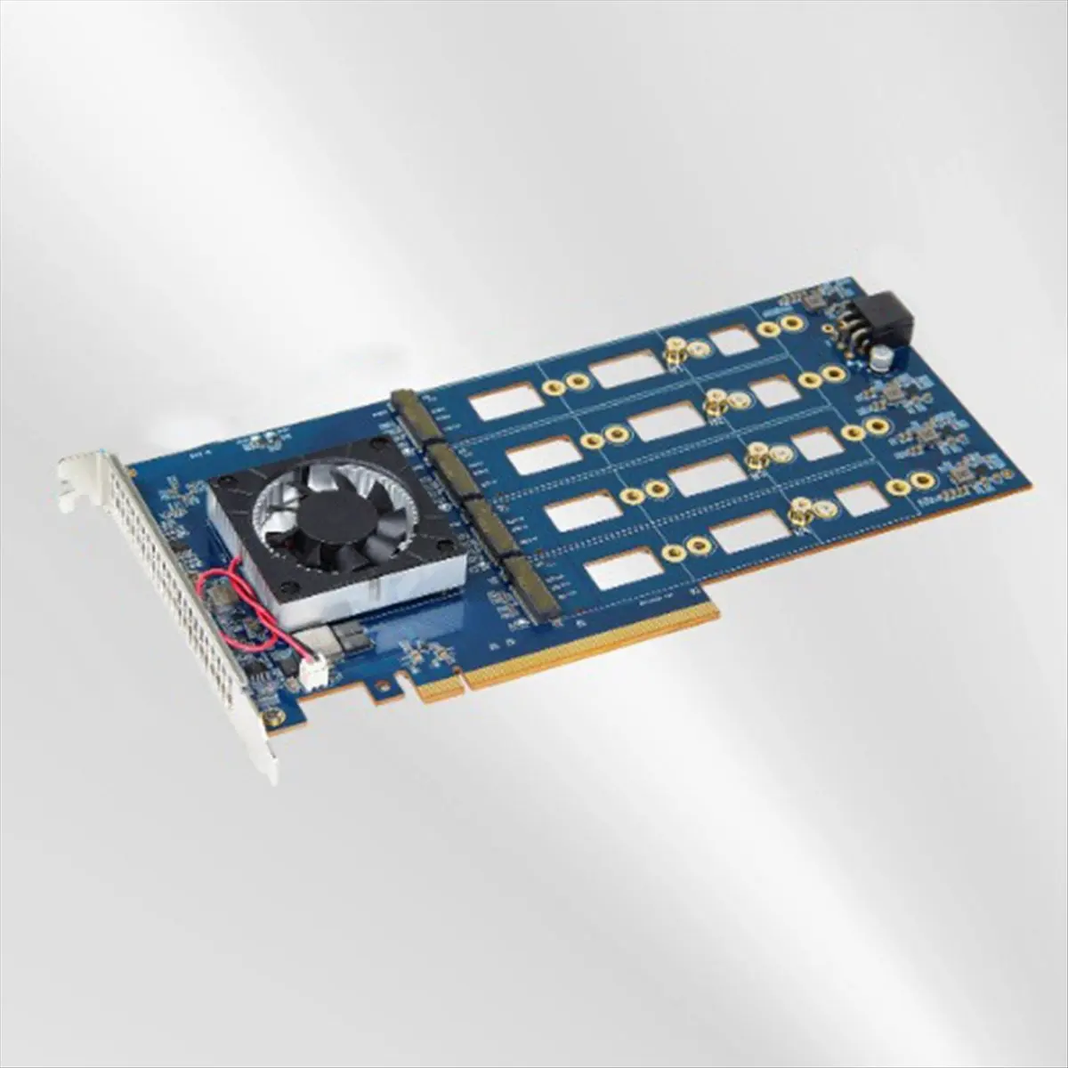 

PCIe 4.0 to M.2 NVME 8-Disk Expansion Card PEX88048 Expansion Card Free Main Board Split 8 Disk M.2