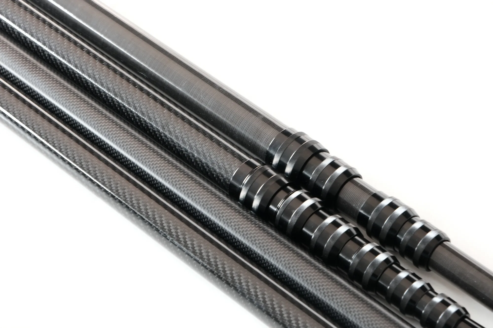 Tubo Telescópico de Fibra de Carbono 3K con Tejido Sarga Simple de 50 mm, Ligero y de Alta Resistencia para Deportes Subacuáticos