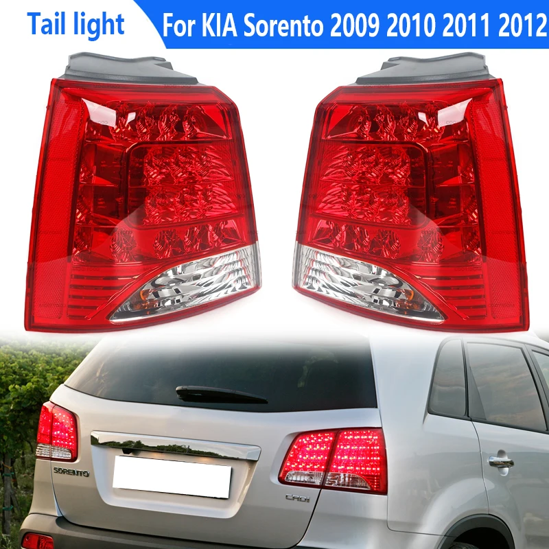 

Car Outer taillight Tail Lamp For KIA sorento 2009 2010 2011 2012 Rear Brake Light Reverse Brake Stop Lamp Rear Bumper Lights