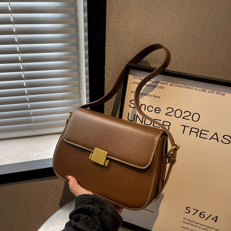 

Simple Fashion Square Women Crossbody Bags 2025 Luxury Designer Pure Color Shoulder Satchels sac femme сумка женская
