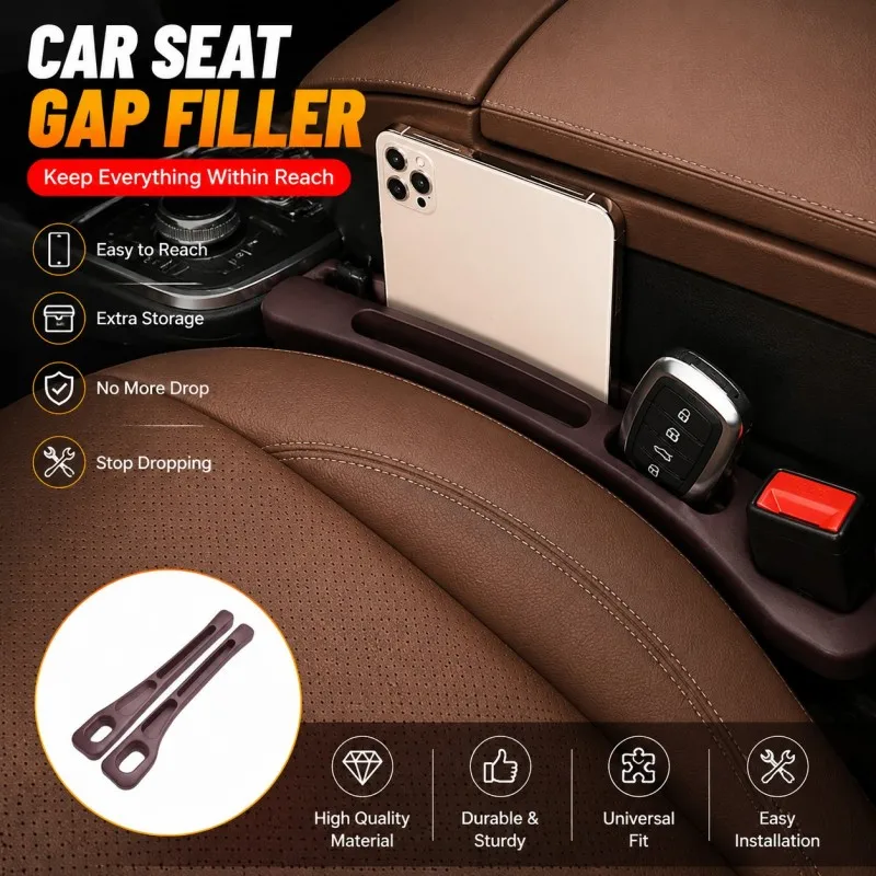 Car Seat Gap Filler Between Seats Crevice Interior Decoration Auto Accessories For BMW 5 Series E39 Sedan Touring 1995-2003