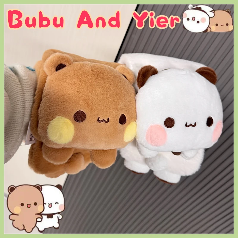 

Couple Scarves Original Panda Bubu And Yier Scarf Cartoon Bear Doll Bubu & Dudu Winter Warm Scarf Warm Adorable Couple'S Gift