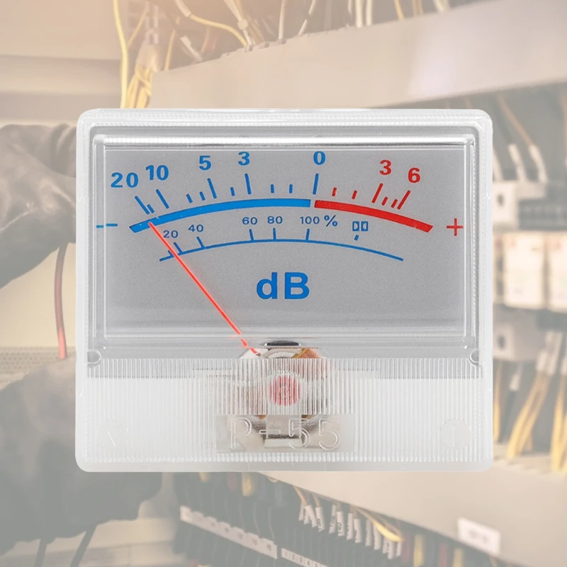 Pannello 6V-12V VU Meter lampadina luce posteriore calda livello di registrazione Amp Meter VU Meter scheda amplificatore Stereo Drop Shipping