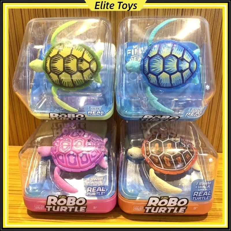 

Zuru Robo Turtle Blind Box Bath Water Play Toy Cute Trendy Sea Animal Bathroom Simulation Electrical Pet Children Surprise Gift