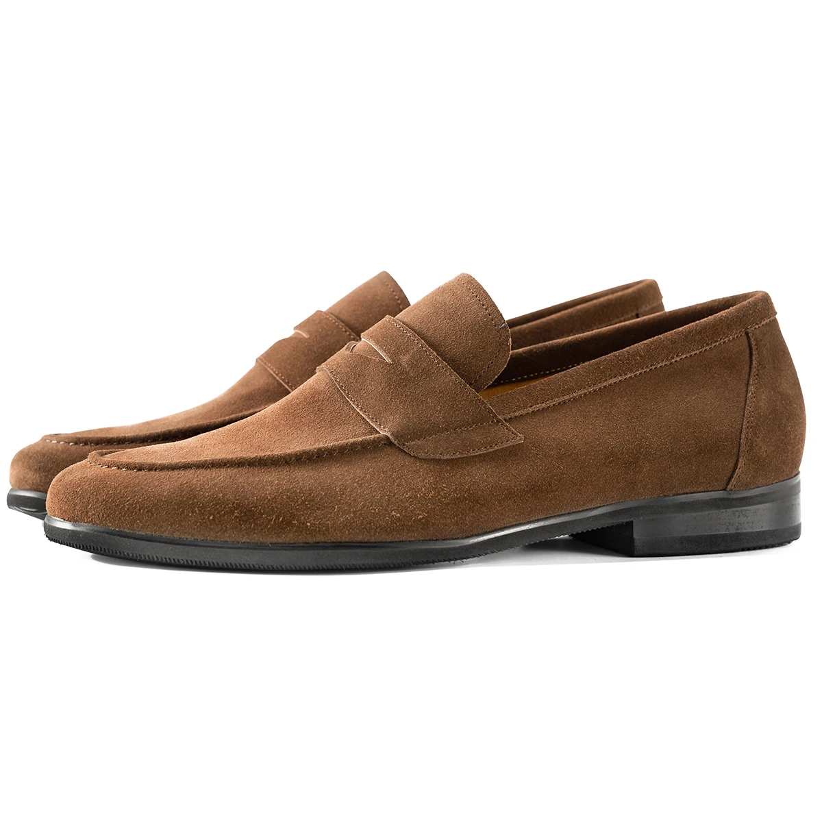 Hanmce Luxury Loafers Summer Men Genuine Leather Slip-On Shoes Men Dress Shoes