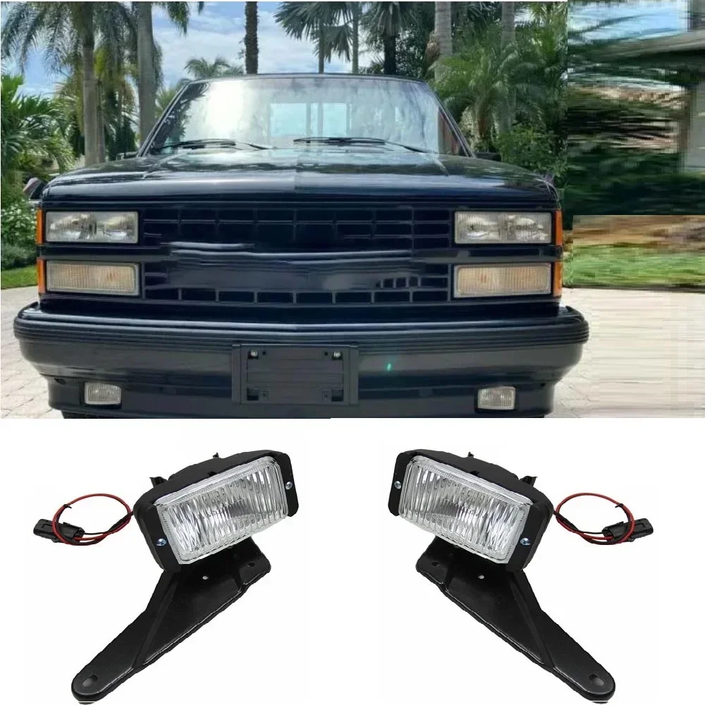 

Car Front Bumper Foglight Fog lights Driving Lamp for Chevrolet C1500 1988 1989 1990 1991 1992 1993 1994 1995 1996 1997-1999