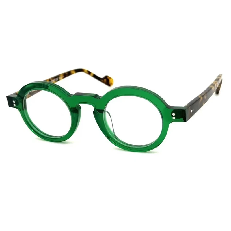 ANE Special Edition Optical EYEGLASSES For Unisex Fashion Designer Retro Round Frame Style Anti-blue Light Lens Plate With Box