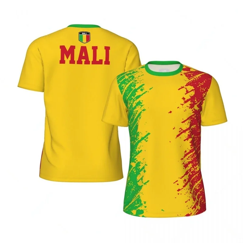 

Mali Flag 3D Printed T Shirt Men Summer Fashion African Graphic Football Jersey Tee O-Neck Short Sleeve Casual Streetwear Tops