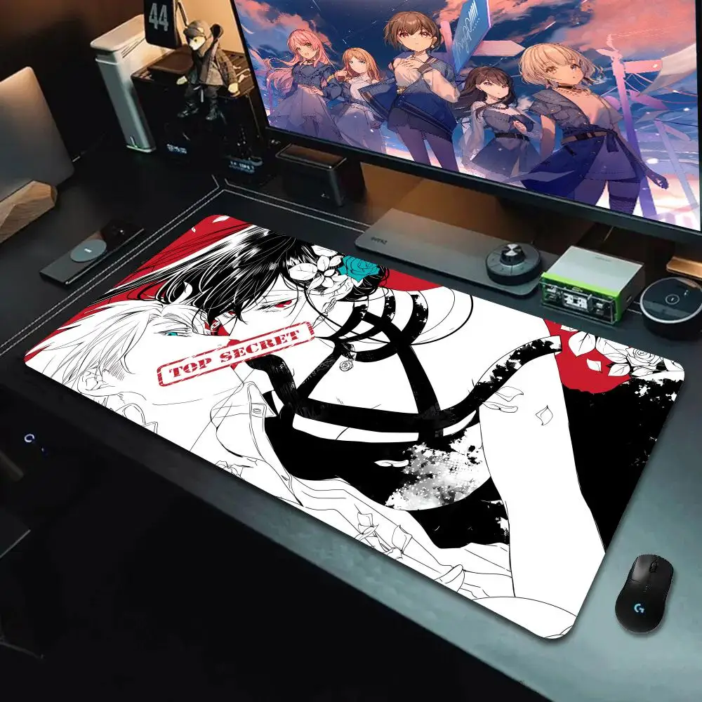 S_spy x F_family 1200x600mm Non-Slip Rubber Desk Mat Gamer Pc Setup Accessories HD Anime Printing Mouse Pad  Student Writing Pad