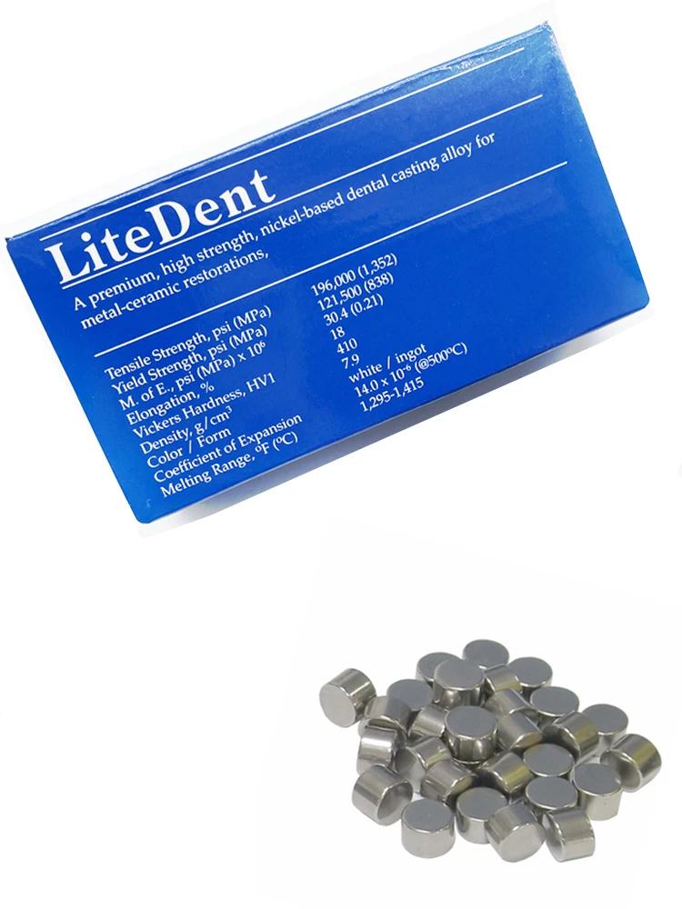 Immagine 6: Base dentale in ceramica con leghe di nichel-cromo da 1000 g per materiale da laboratorio odontoiatrico