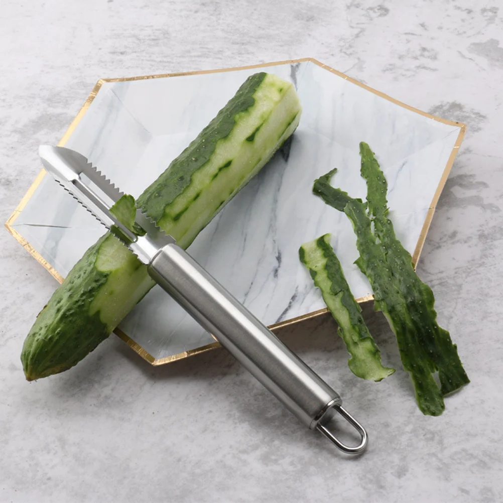 

Stainless Steel Fish Scale Shaver Fast Cleaning Skin Remover Anti Slip Grip Serrated Design No Cut Hands Scales Collector Lid