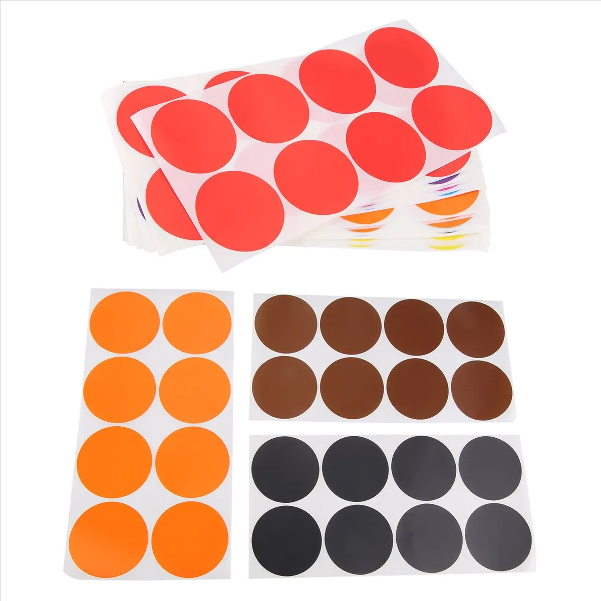 MALL 2 Inch Round Color Coding Sticker 10 Assorted Colors Circle Dot Labels Self-Adhesive Colored Solid Color Sticker(400)
