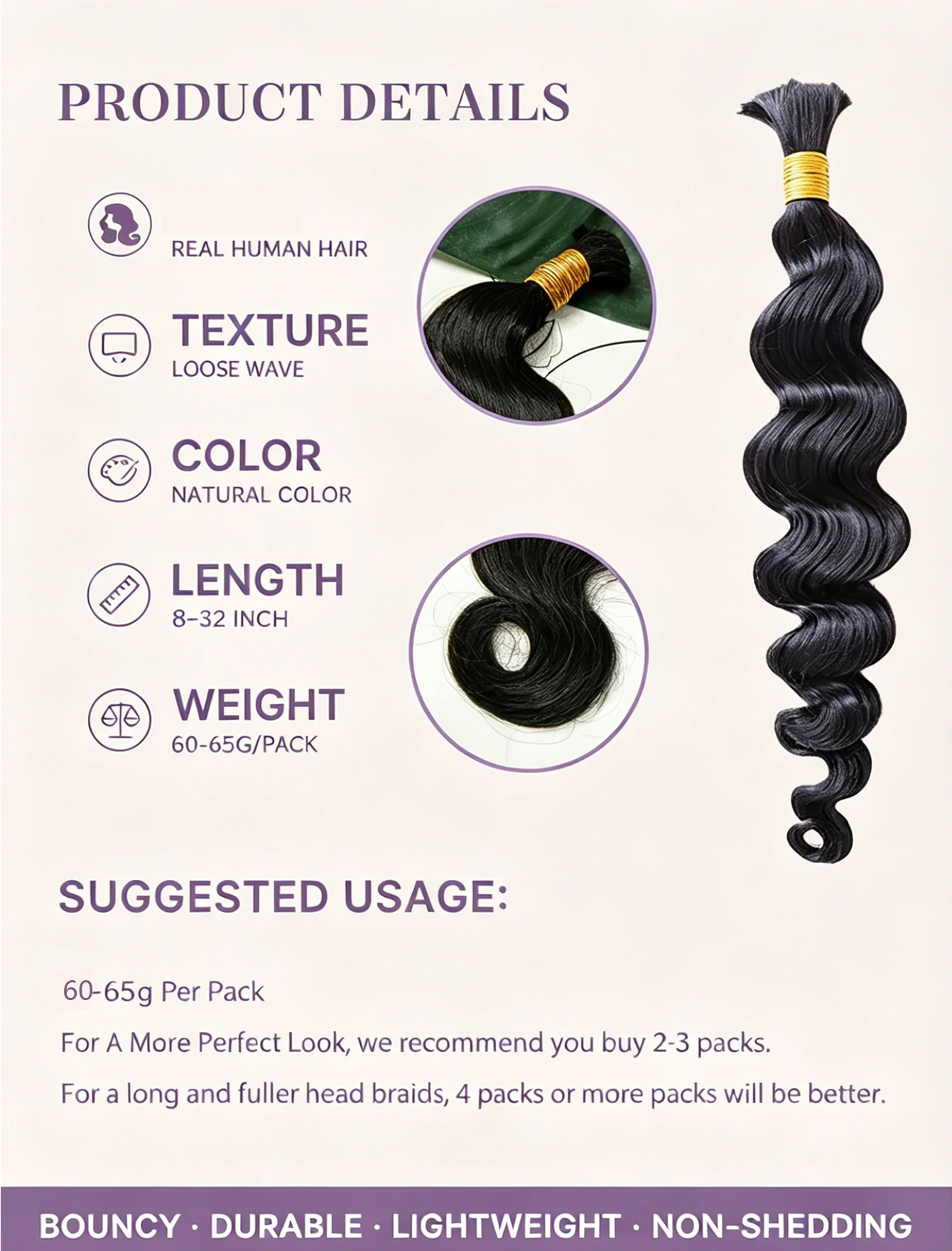 Cabelo Humano Ondulado em Mass - Hair Care Curly Hair avaliação e preço