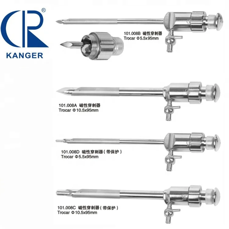 laparoscope instruments Magnetic reusable disposable trocar/for veterinary use