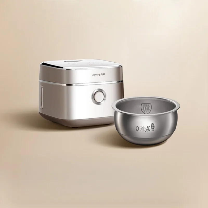 Joyoung طلاء التيتانيوم الحرة جهاز طهي الأرز 4L الأشعة تحت الحمراء البعيدة IH طباخ الفولاذ المقاوم للصدأ وعاء داخلي 0 طلاء صانع الأرز الصحي 220 فولت