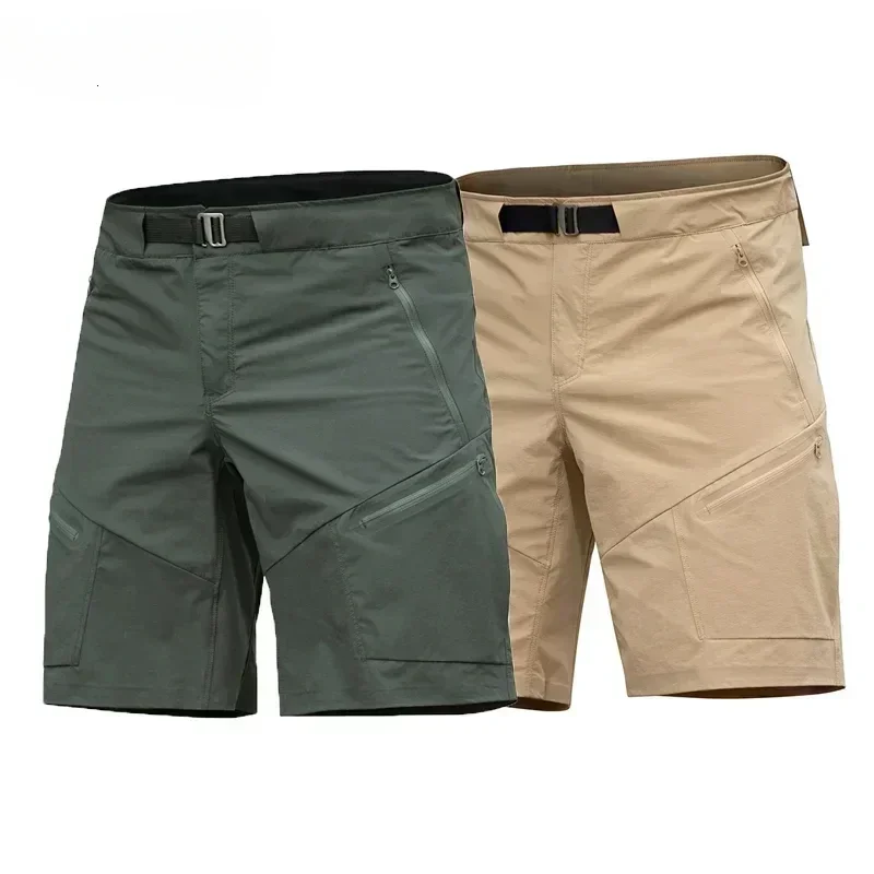 

Mens Military Hiking Outdoor Tactical Quick Drying Outwear Multi-pocket Shorts Waterproof Cargo Shorts New Summer Camouflage