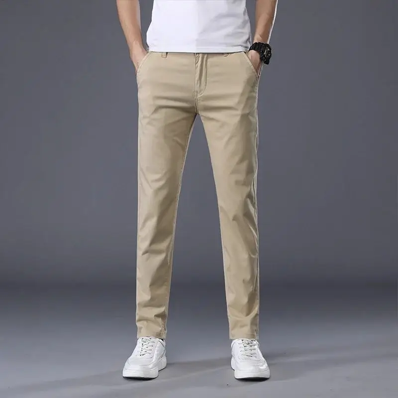 

Classic Men's Summer Thin Casual Pants 7 Colors Straight Leg Eighteen Pants Youthful Vitali Sle No Brand Registered Trade...