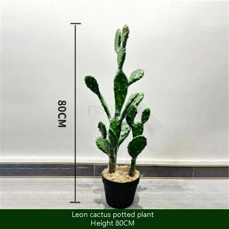 Simulated Cactus Tropical Plants Floor-Standing Bonsai Nordic Large Shopping Mall Landscaping Simulated Agave Decorative Art