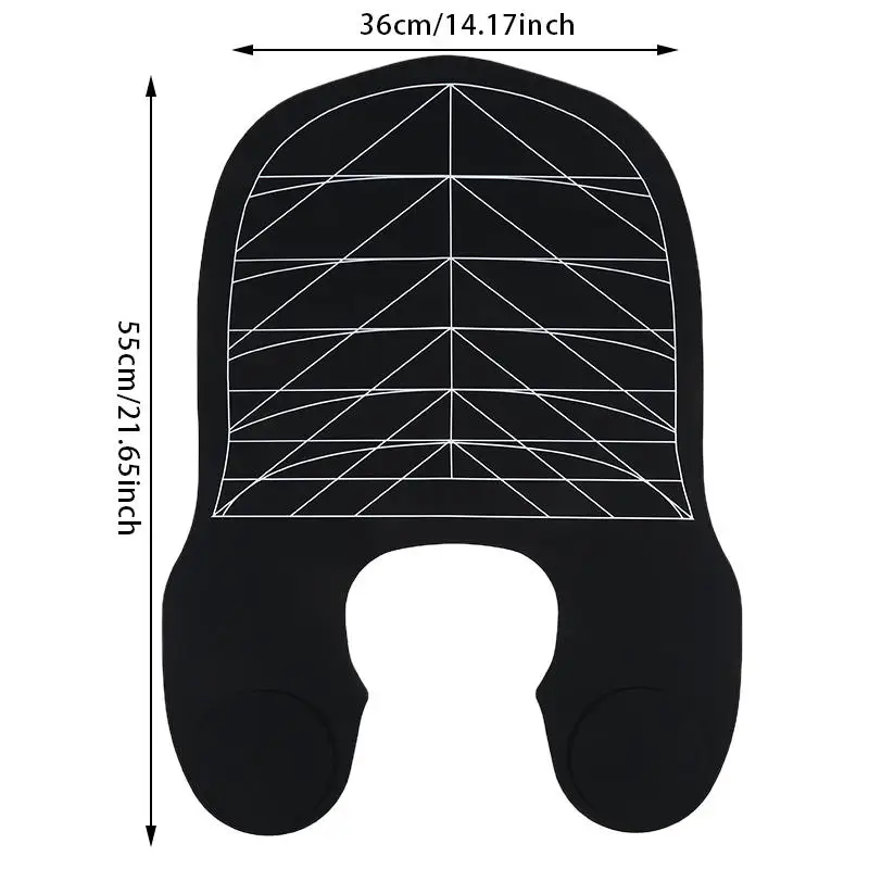 

Силиконовые накидки для стрижки волос, водонепроницаемые защитные воротники, накидки для окрашивания волос, подкладки для шеи, профессиональные аксессуары для салонов красоты