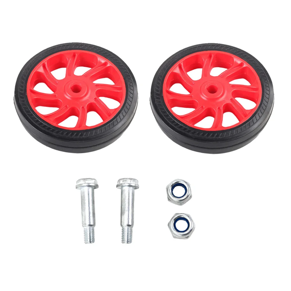 6 Inches Air Compressor Caster Wheels Quiet Rubber Caster Wheel With Screws Replacement Wheels For Air Compressor Accessories
