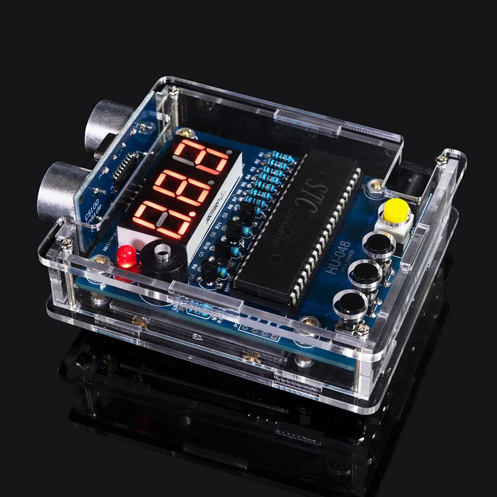 DIY Electronic Welding Kit for 51 Single-Chip Microcontroller-Based Ultrasonic Ranging Device Design, Reversing Radar Alarm