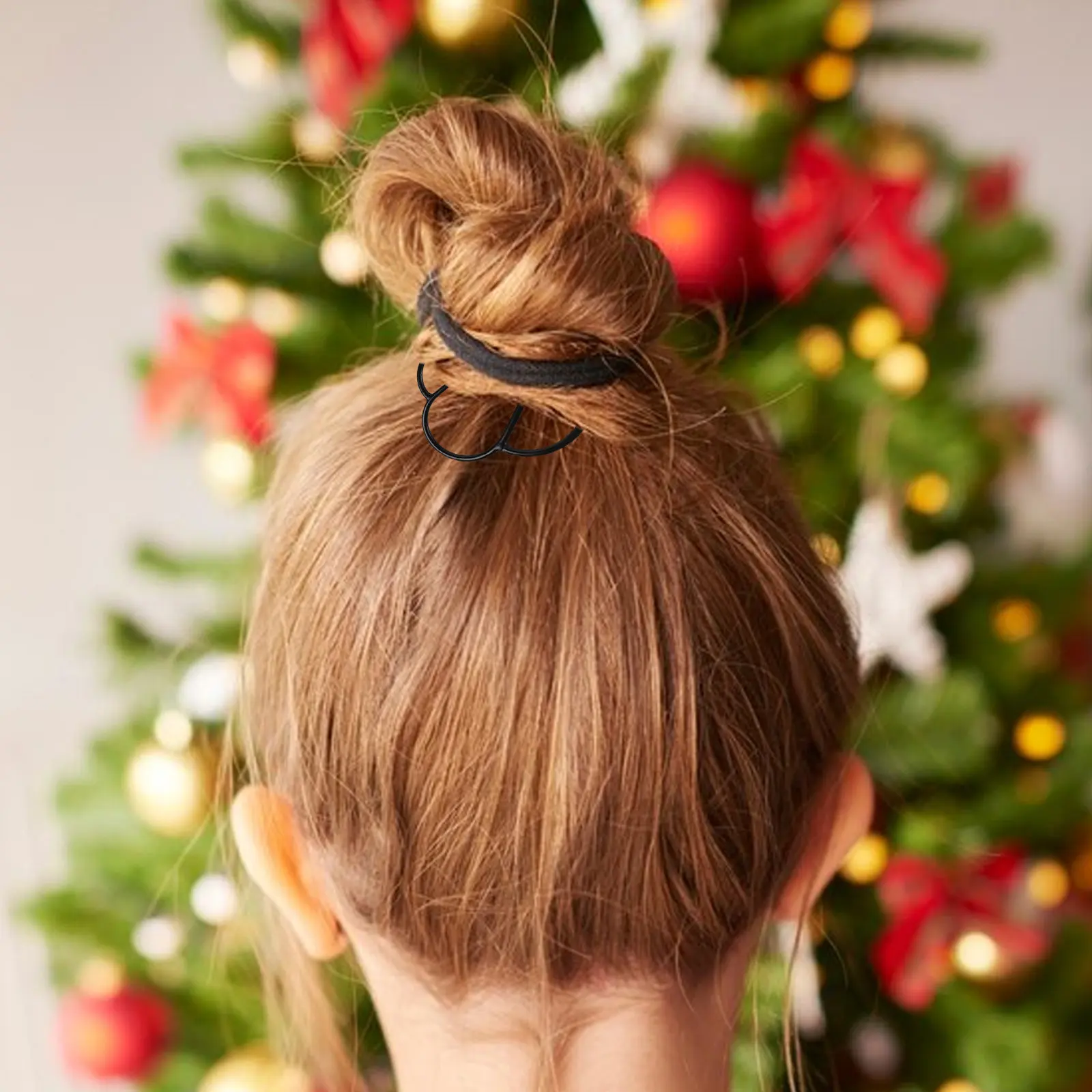 

6Pcs Metal Hair Side Combs U Shape Accessories for Updo Bun Styling Women Elegant Vintage Design French Forks U Shape Hair Pins