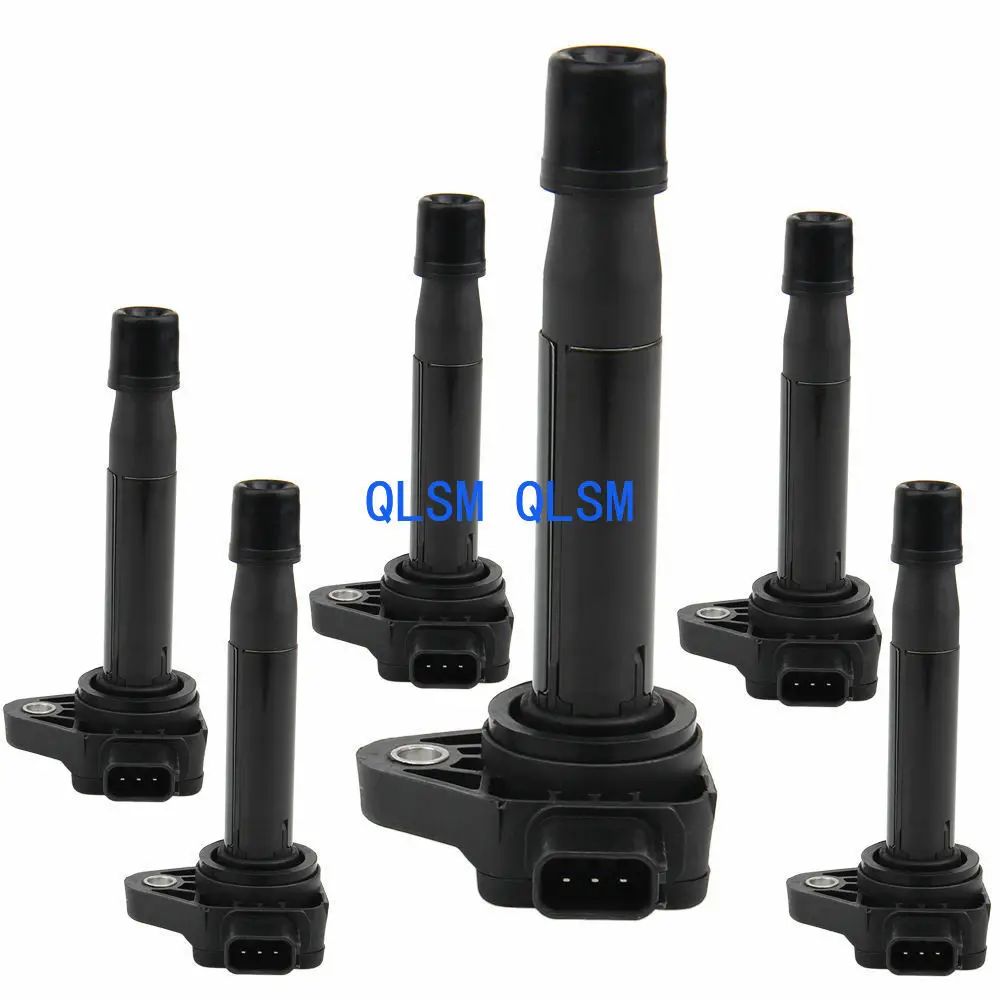 

6-Piece ignition coil plug package for 99-09 Honda Acura 3.0 3.2 3.5L V6 UF242-