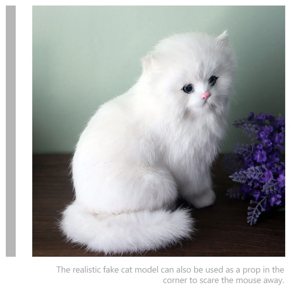 

Decoration Realistic Furry Simulation for Home Garden Party Decor Kids Gift Animal Figure Scare Mouse