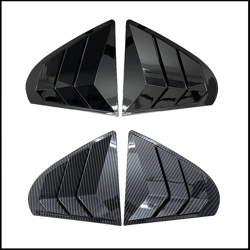 

Car Styling For Mitsubishi Lancer EX X Evo 2008-2018 Rear Window Shutter Louver Vent Decorative Cover Trim Auto Accessories