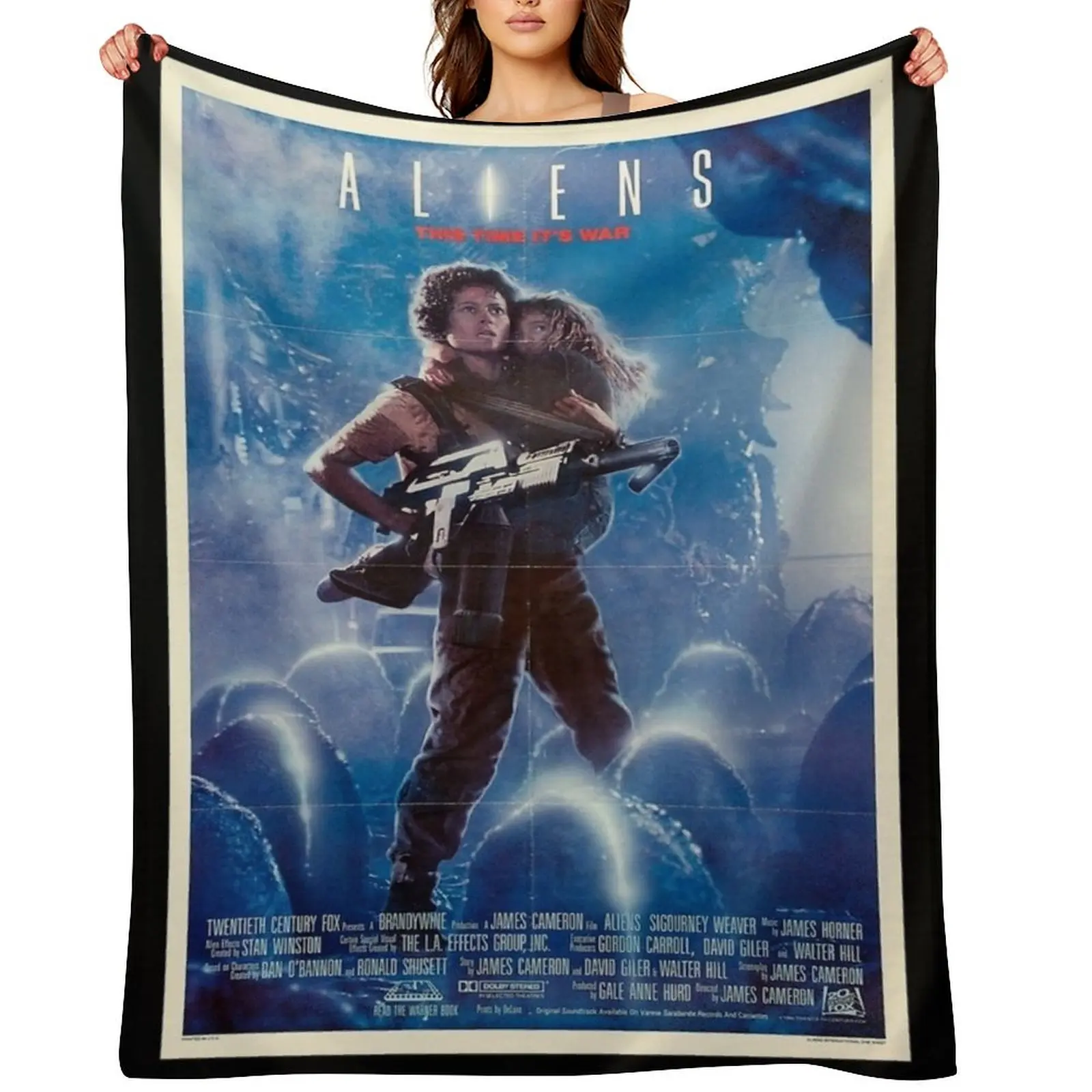 

Aliens (1986) Throw Blanket Sleeping Bag Comforter sofa bed Decorative Beds Blankets