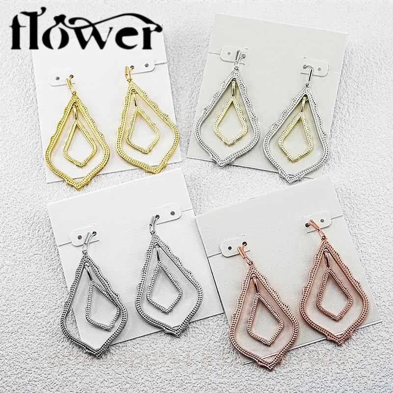 KS ماركة مجوهرات الذهب وأقراط امرأة هدية عيد الميلاد بيجو acier inoxydable الأزياء والمجوهرات