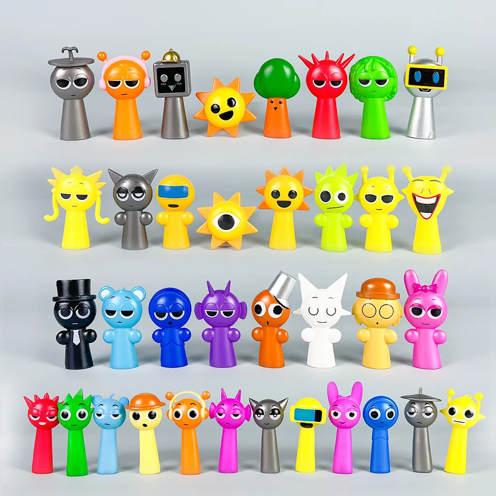 

Cartoon New Hot Rhythm Box PVC Handmade Game Doll Peripheral Model Ornament Deppler Simeonger Toy Festival Gift